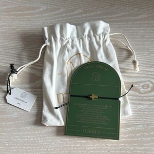 mantra - The Cross Thread bracelet (adjustable)